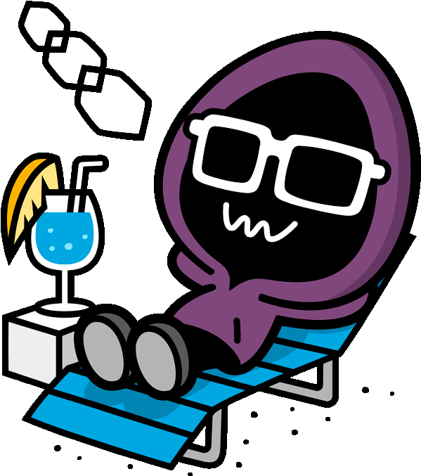 Swimming Pool Beach Sticker By Naeleck (599x677), Png Download