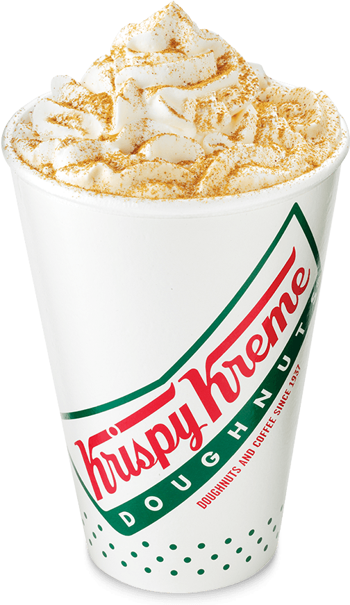 Pumpkin Spice Glazed Donut Clipart - Krispy Kreme Doughnuts (900x900), Png Download