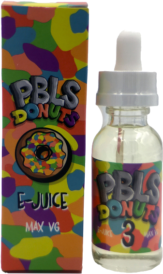 Pebbles Eliquid - Donut Vape Juice (600x600), Png Download