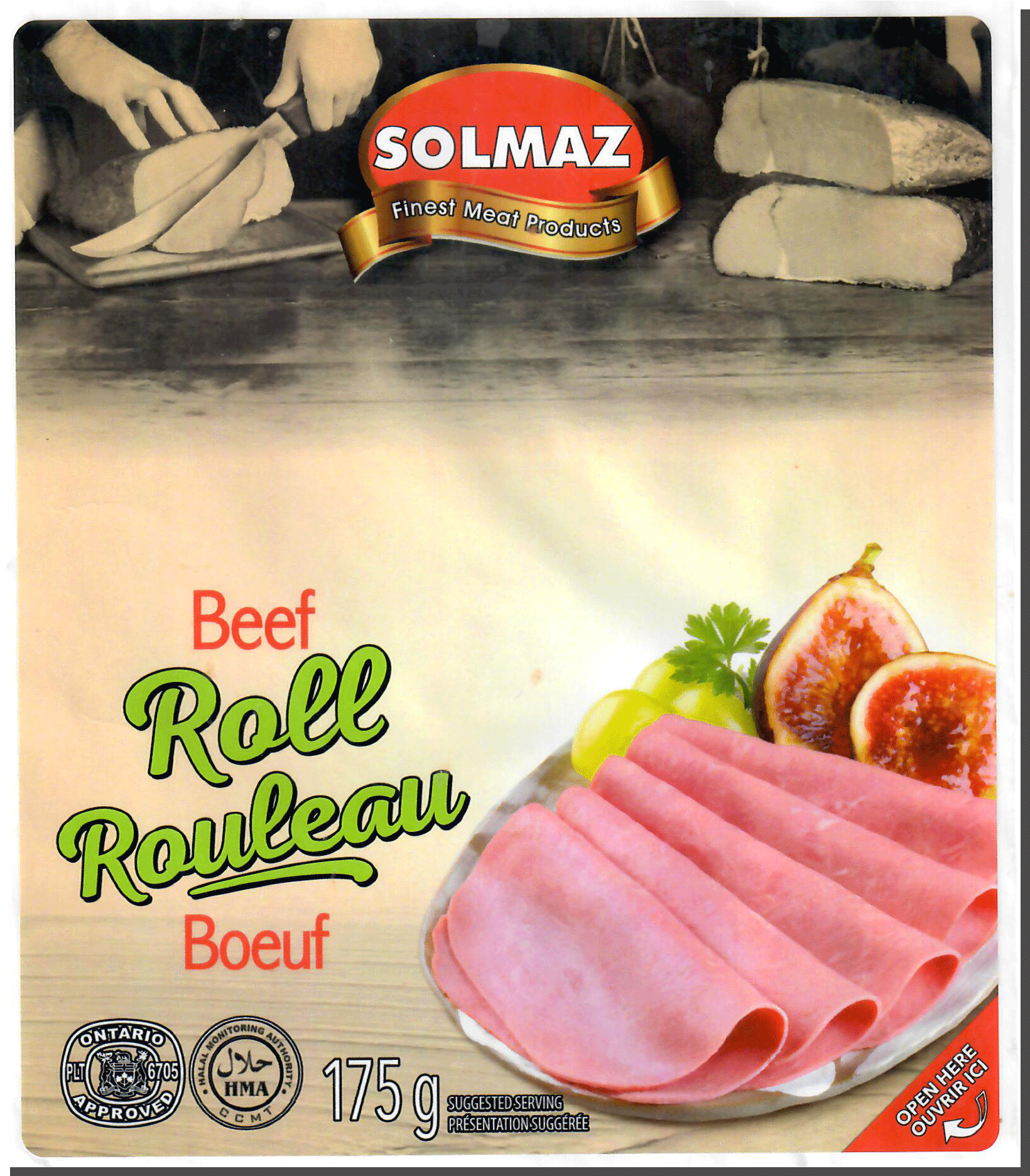 Beef Roll - Cervelat (1782x2024), Png Download