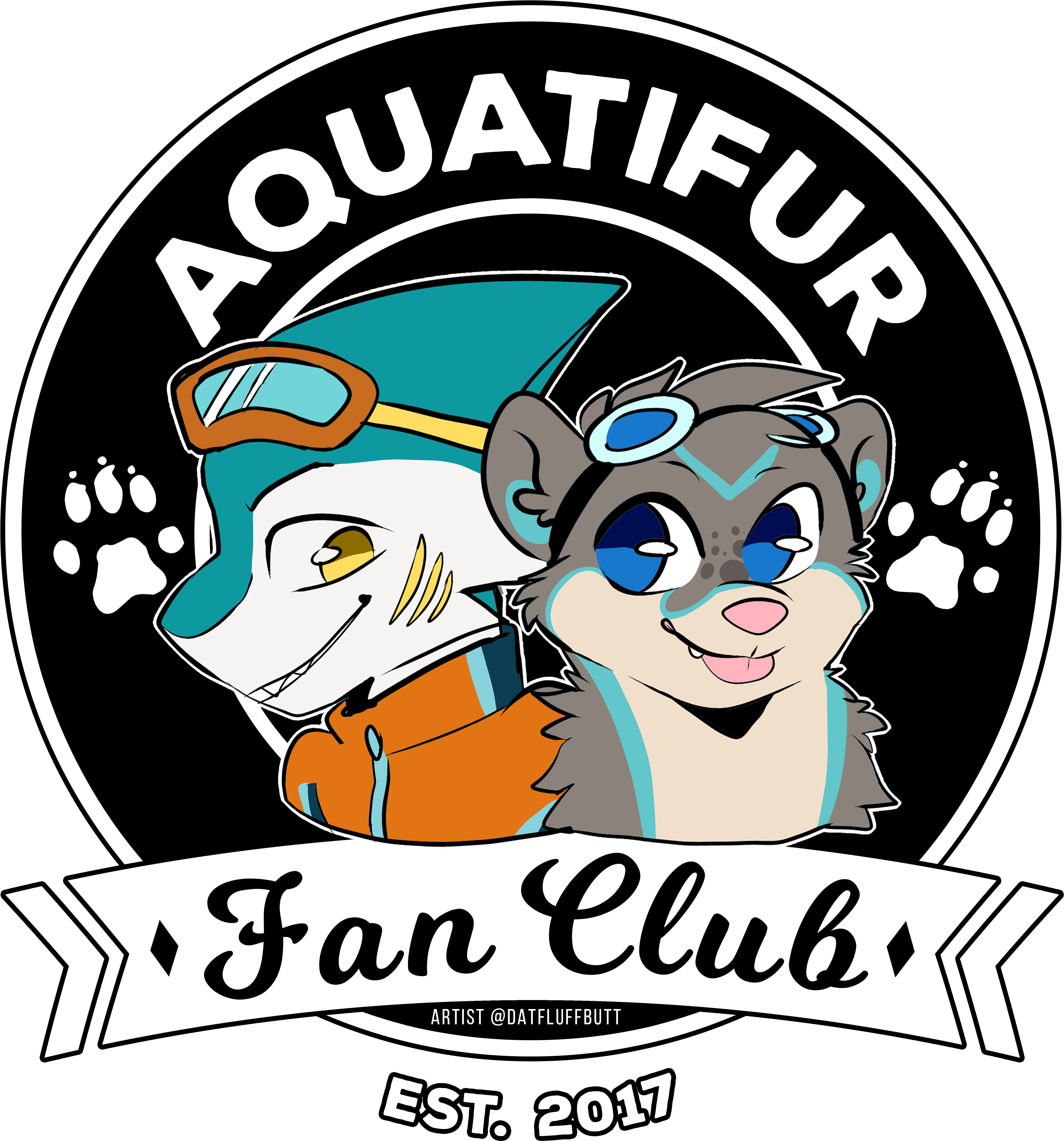 Aquatifur Fan Club Shirt - Cartoon (3304x4406), Png Download