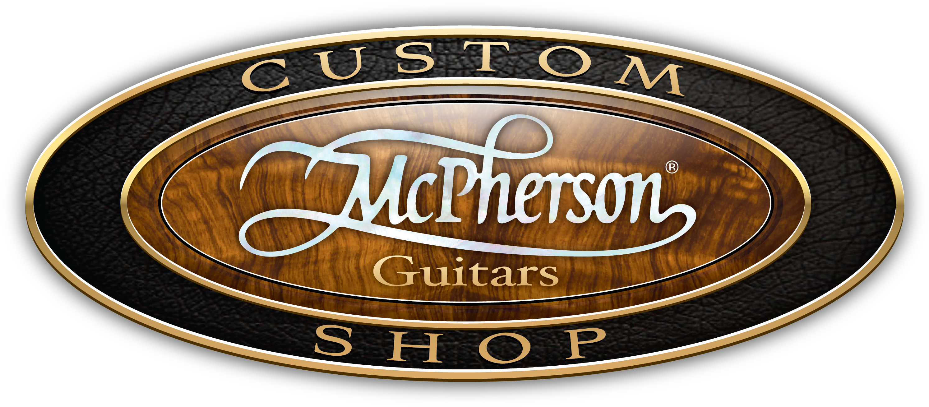 Custom Shop Logo (3009x1328), Png Download