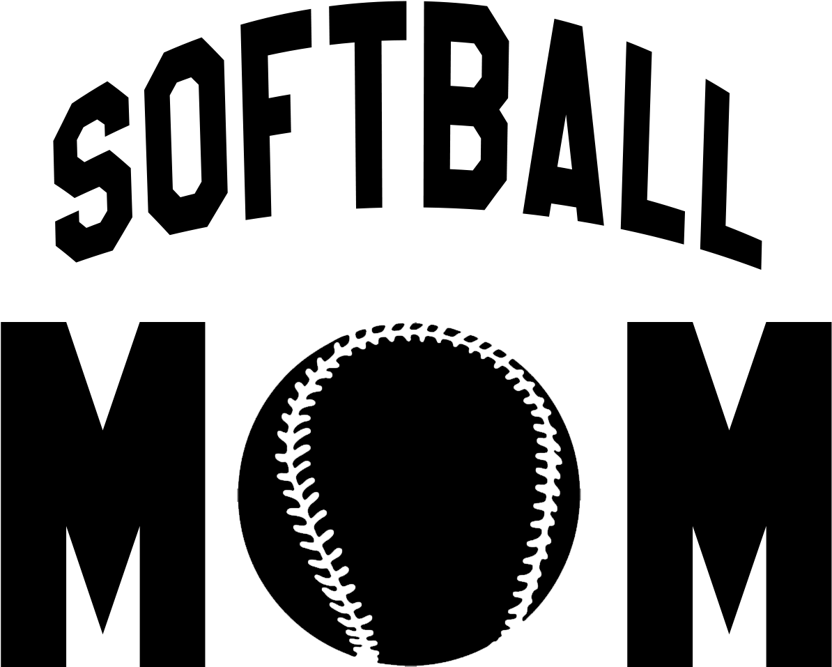 Softball Mom - Illustration (1350x1350), Png Download