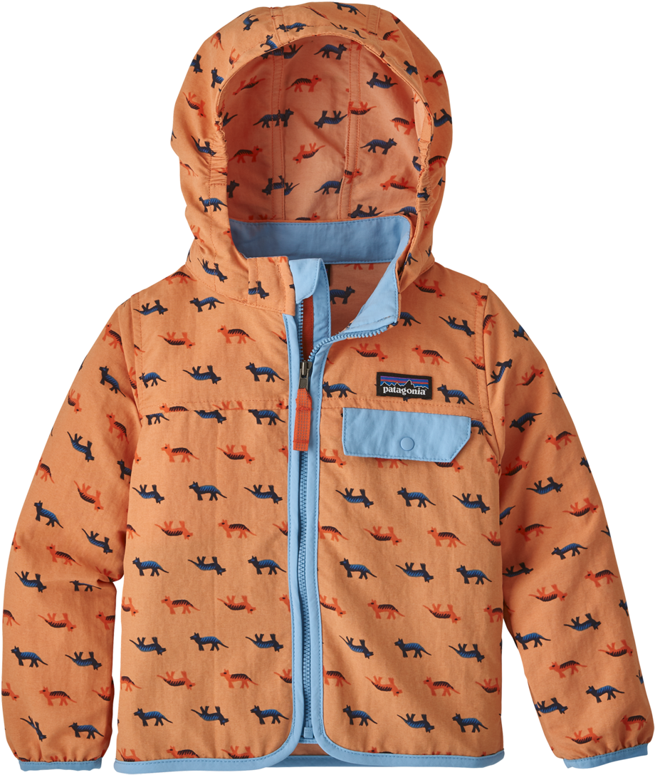 Patagonia Baby Baggies Jacket In Tamar Tiger Peach - Patagonia (1275x1275), Png Download