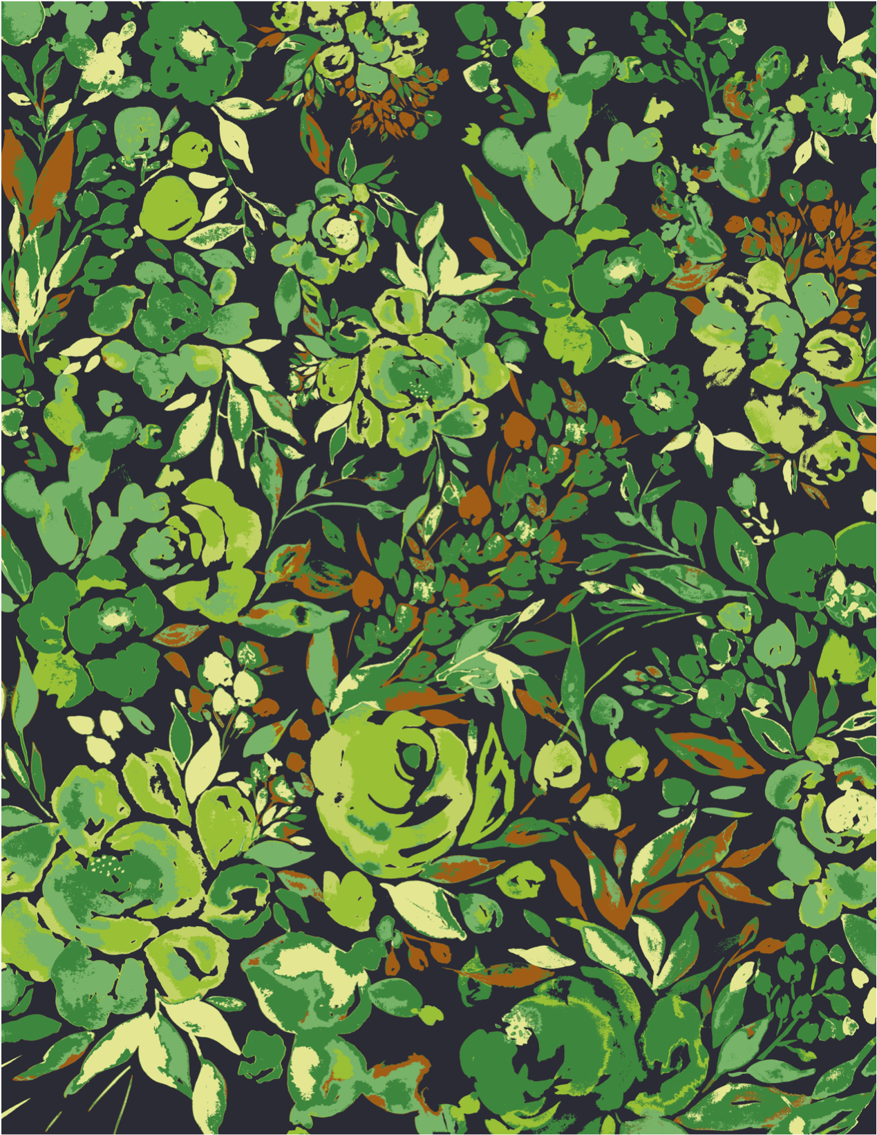 Plant Lady Watercolor [art Print] - Grass (2048x2048), Png Download