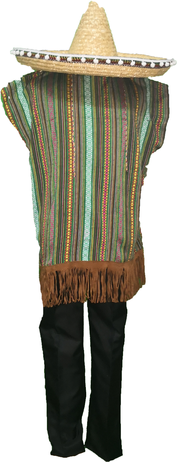 Mexican Adult - Wool (647x1600), Png Download