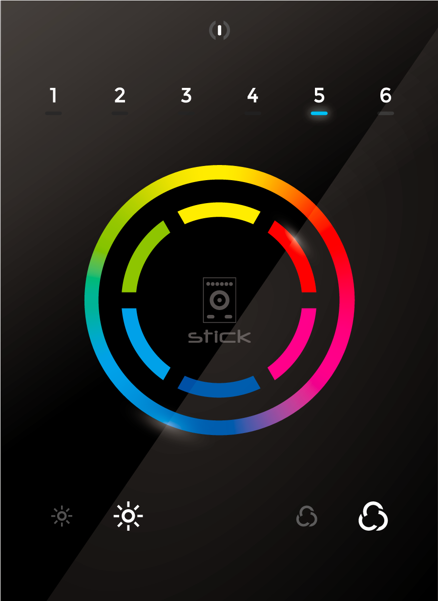 Nicolaudie Stick-cu4 Wall Mount Rgb Dmx Controller - Nicolaudie Stick (1500x1500), Png Download