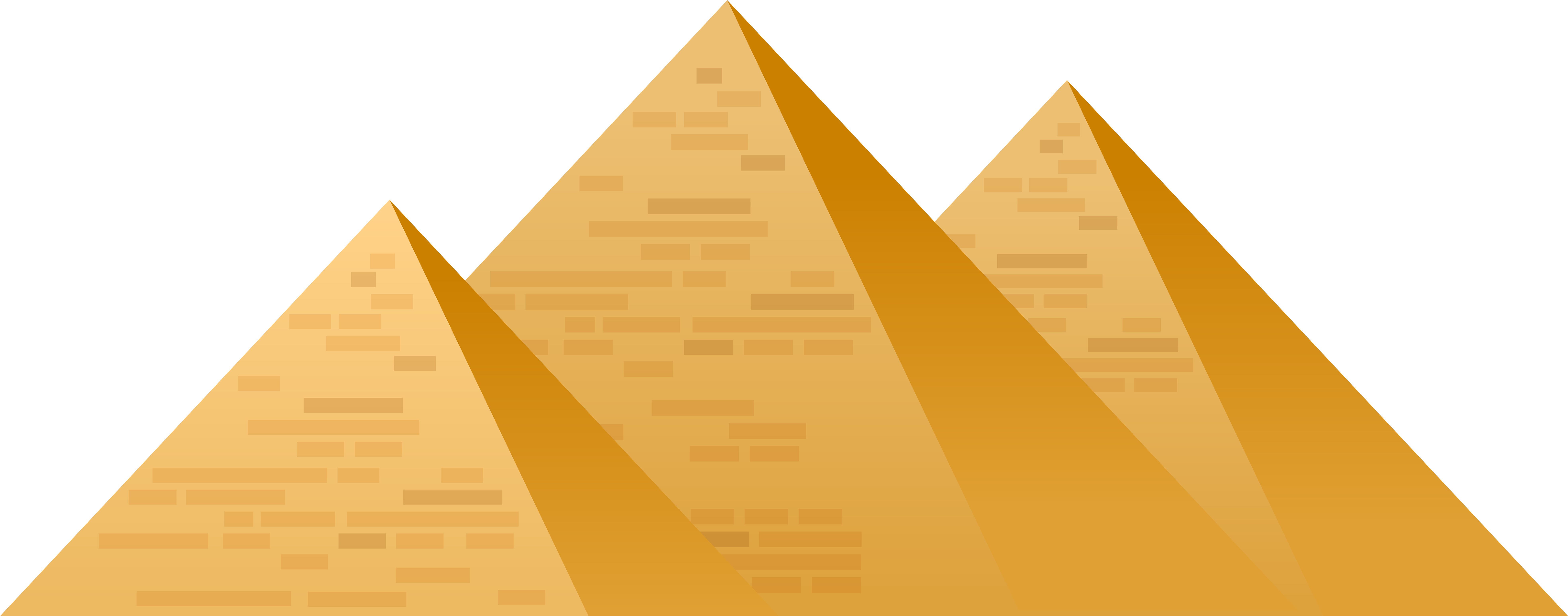 Egypt Pyramids Png Clip Art - Pyramids Transparent Background (8000x3218), Png Download