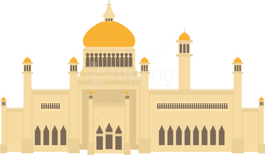 Free Png Download Mosque Vector Png Images Background - Mosque Animated (850x496), Png Download