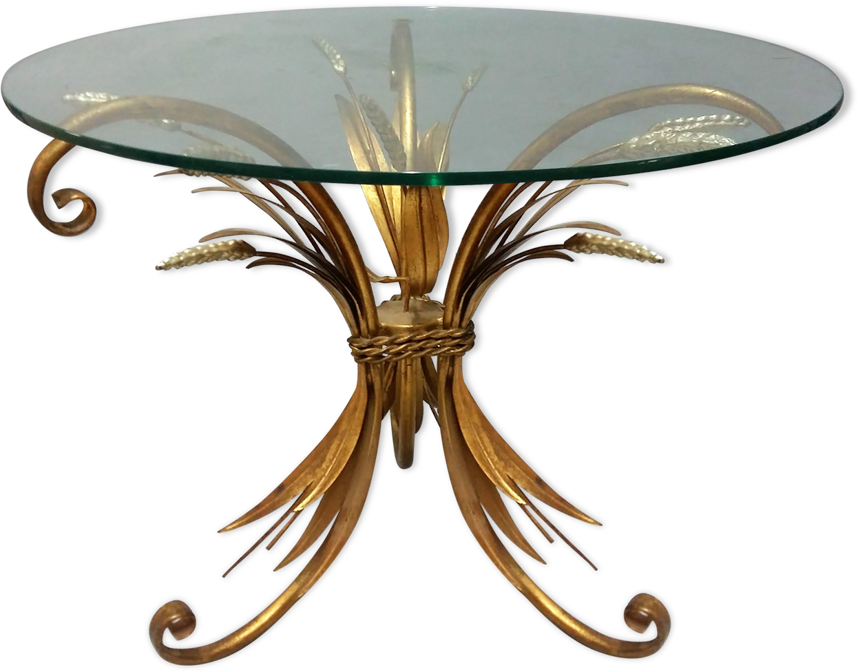 Coffee Table "coco Chanel" Sheaf Of Wheat - Coffee Table (1457x1457), Png Download