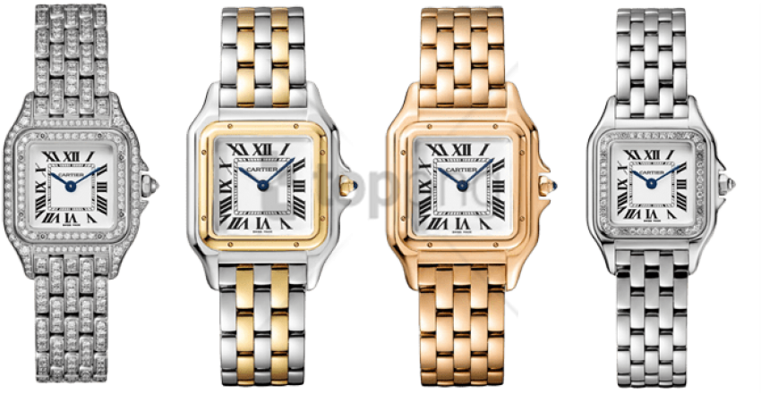 Download Free Png Cartier De Panthere Watch Diamond Png Image - Cartier ...