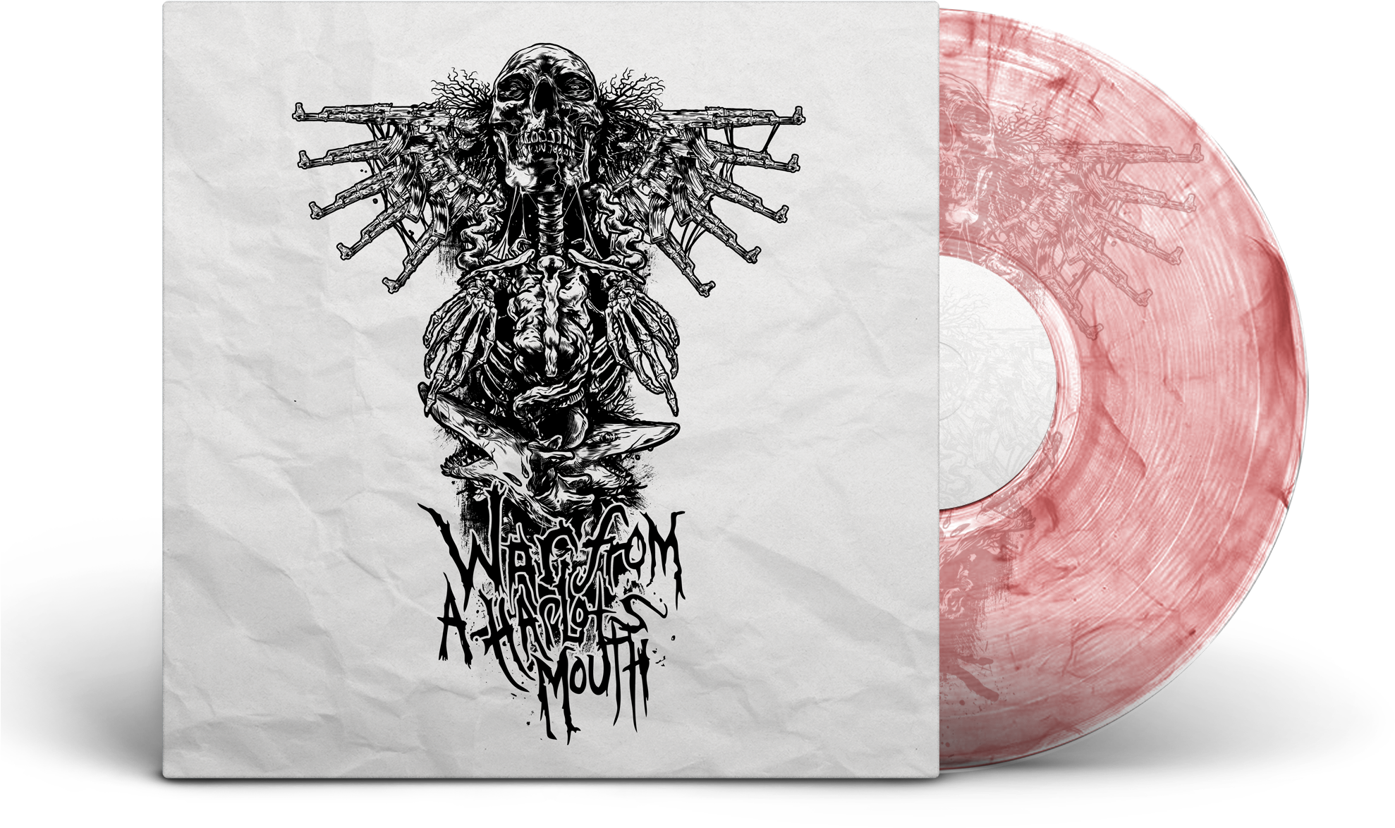 Wfahm Falling Upstairs Vinyl Clearredsmoke Mockup (2000x2000), Png Download