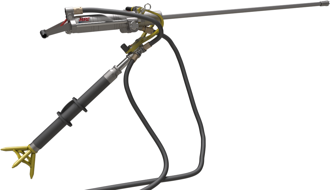 Hand Held Rock Drill - Weapon (1280x720), Png Download