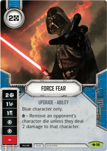 Force Fear - Star Wars Destiny Force Throw (600x600), Png Download