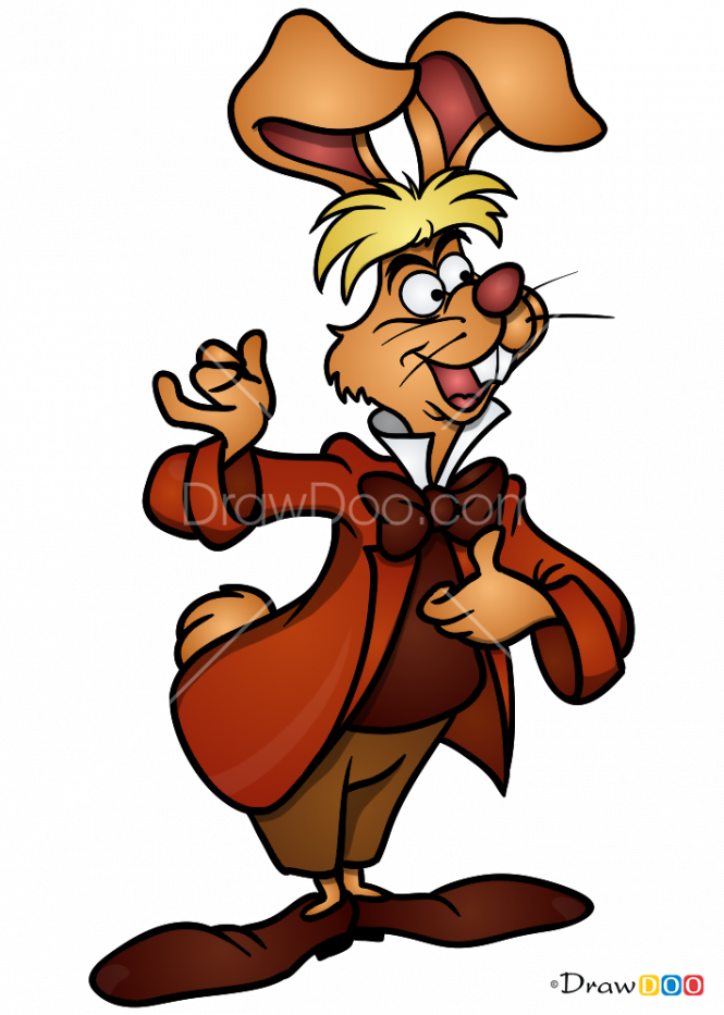 665 X 933 1 - March Hare From Alice In Wonderland (665x933), Png Download