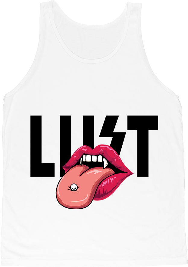 Lust Kiss - Active Tank (1000x1000), Png Download