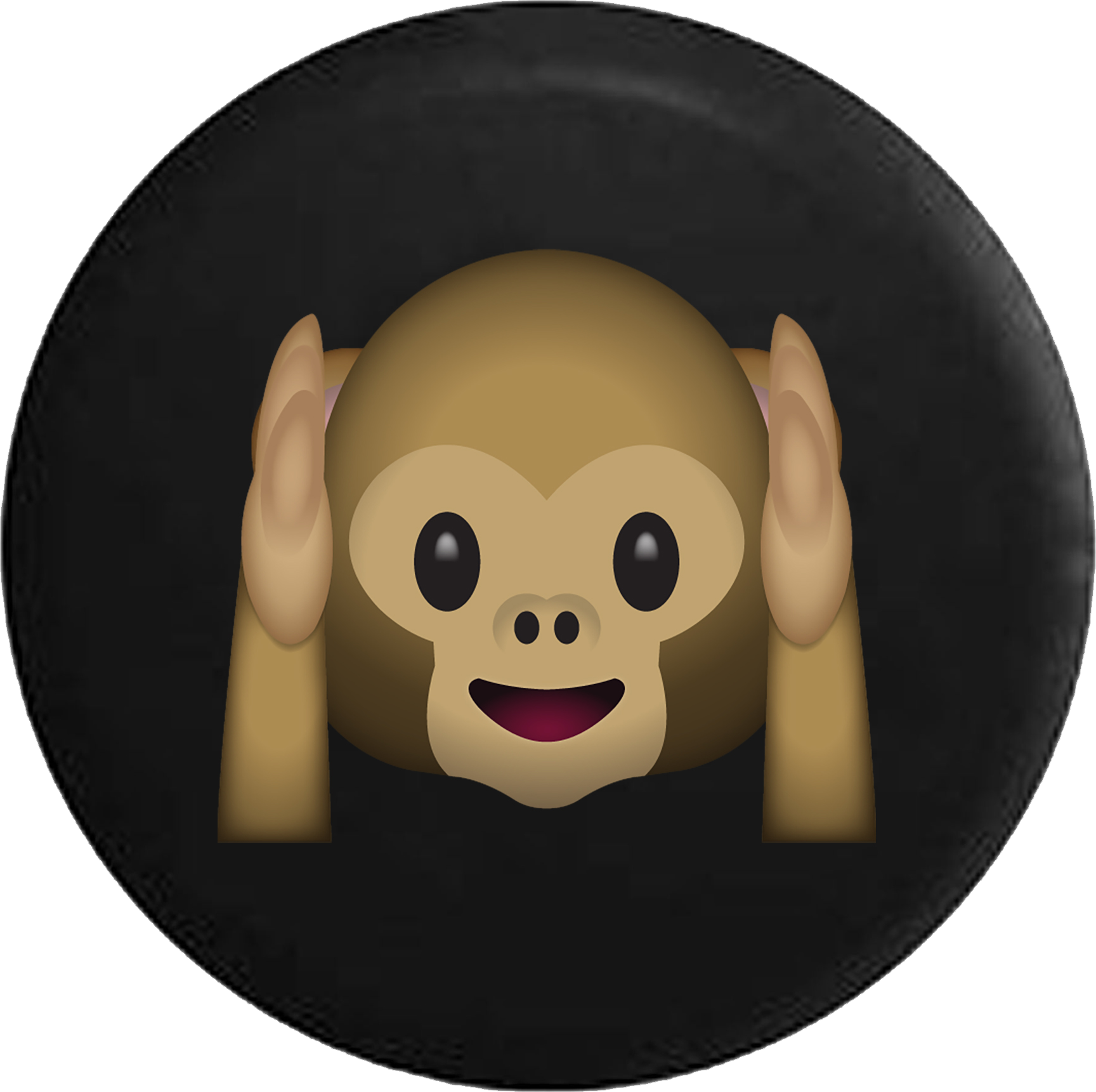Text Emoji Hear No Evil Monkey - Louis Xvi (1754–1793), King Of France (1728x1721), Png Download