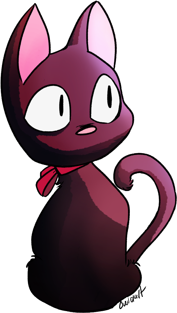 First Coffee Order Up For 1 Jiji From Kiki's Delivery - Cartoon (654x1100), Png Download