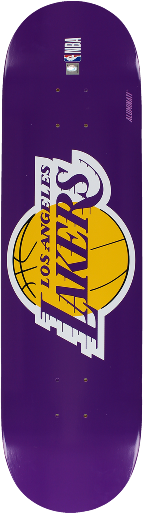 Aluminati Woody Deck - Angeles Lakers (1024x1024), Png Download