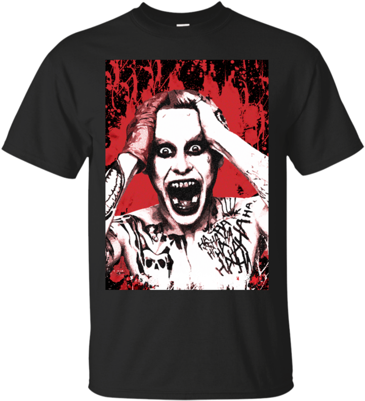 Joker Suicide Squad Joker T Shirt & Hoodie - Art Joker Suicidé Squad (800x800), Png Download