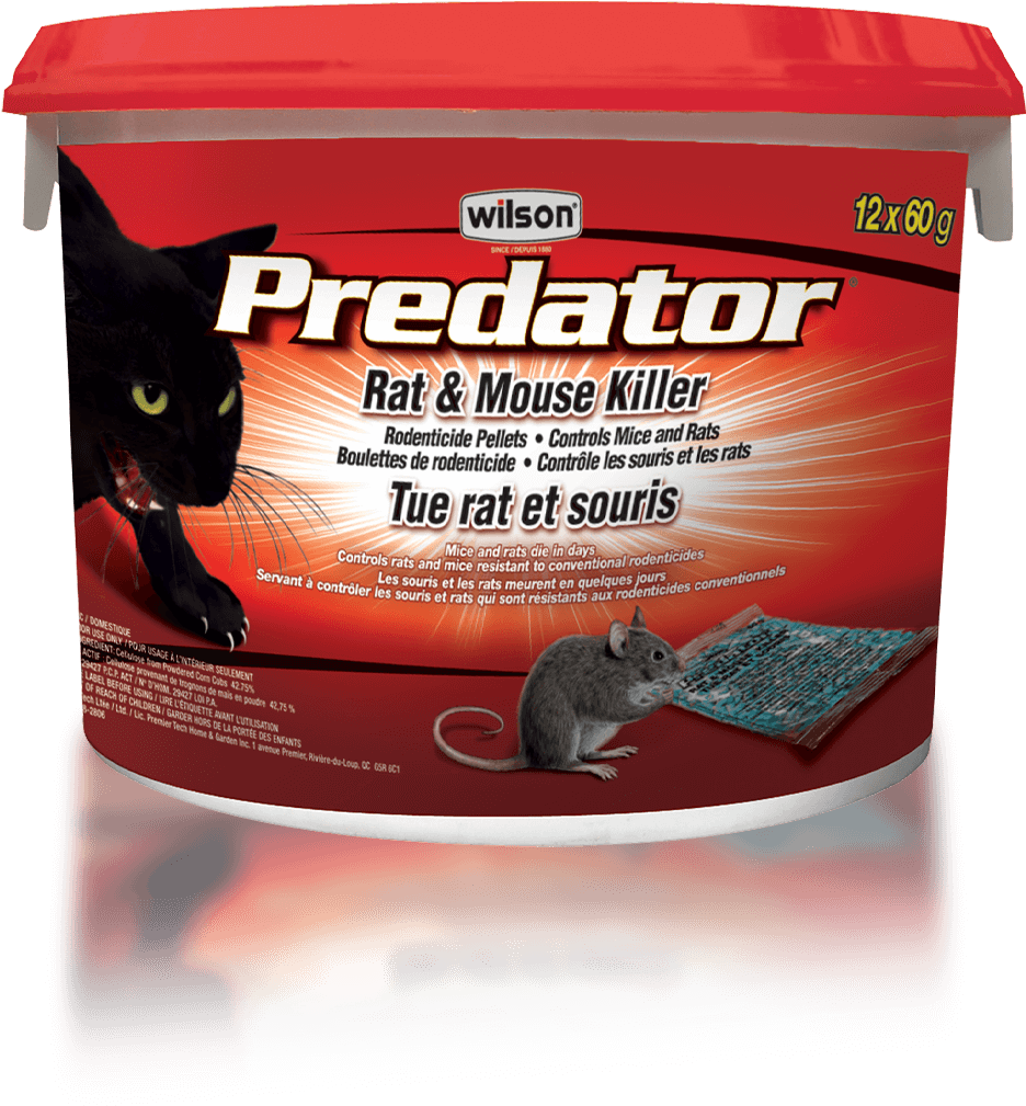 Wilson Predator Rat Mouse Killer Pellets - Rat (1080x1080), Png Download