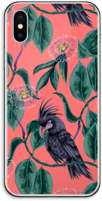 Purple Cockatoo Skin Iphone Xs - Cockatoo (395x800), Png Download