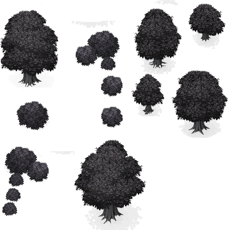 Some Of Benben's Resources Were Posted In Mixed Sets - Rpg Maker Mv Tilesets Dark (768x768), Png Download