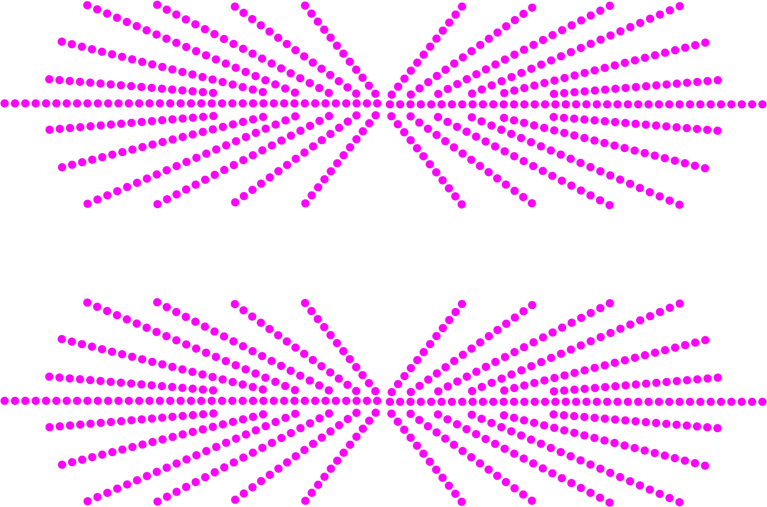 Tw Ray 3 Inch Tailless Cheer Bow Pattern - Circle (1535x1535), Png Download