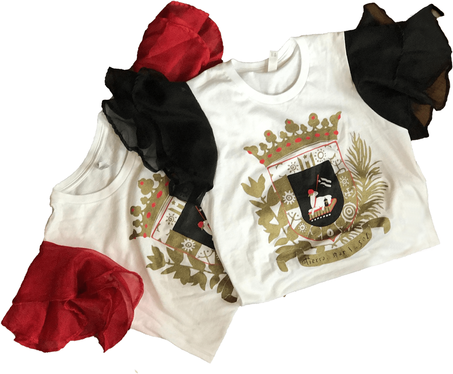 Shields Up Pr Ruffles Gold, Black & Red White Shirt - Vest (1919x1919), Png Download