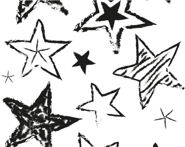 Original - Hand Drawn Star Transparent (640x480), Png Download
