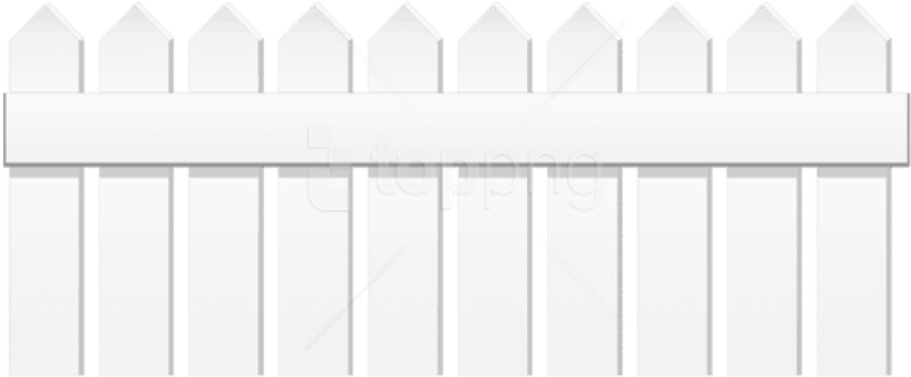 Free Png Download White Fence Clipart Png Photo Png - White Fence Clipart Transparent (850x363), Png Download
