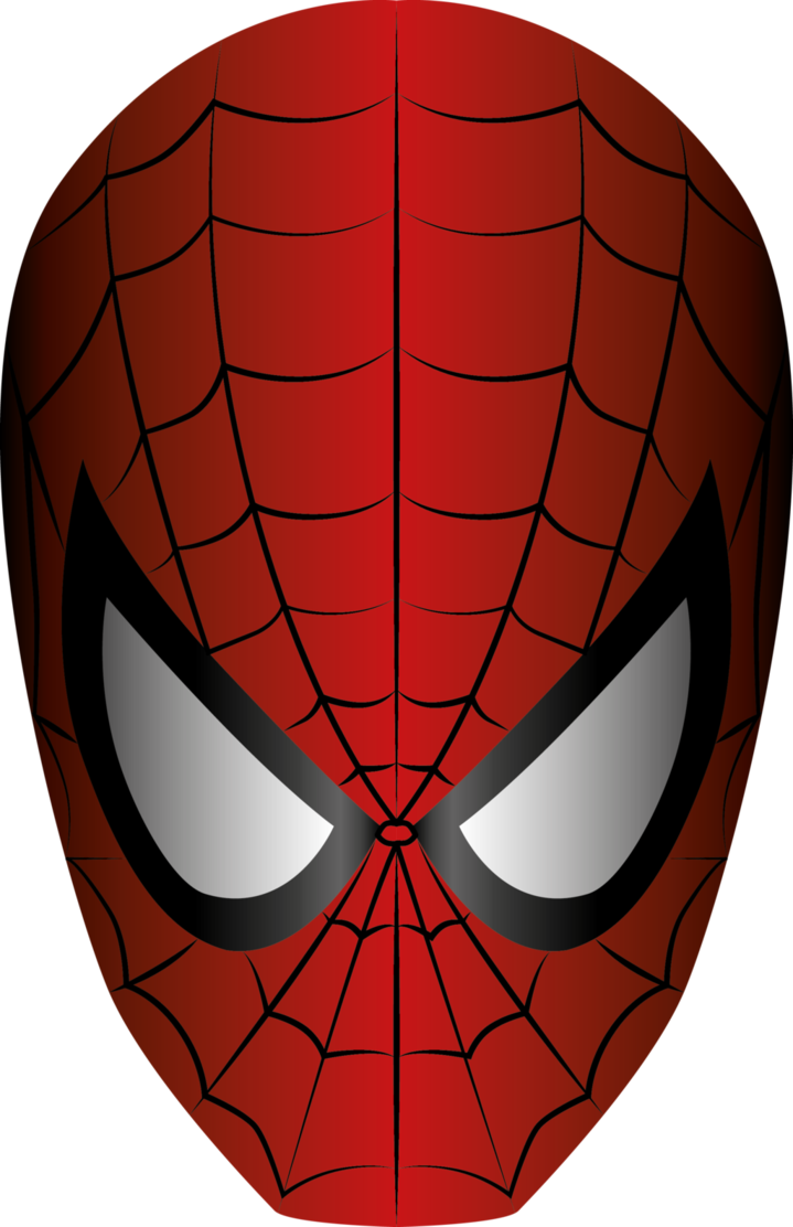 Vector Spiderman By Xx - Mask (719x1112), Png Download