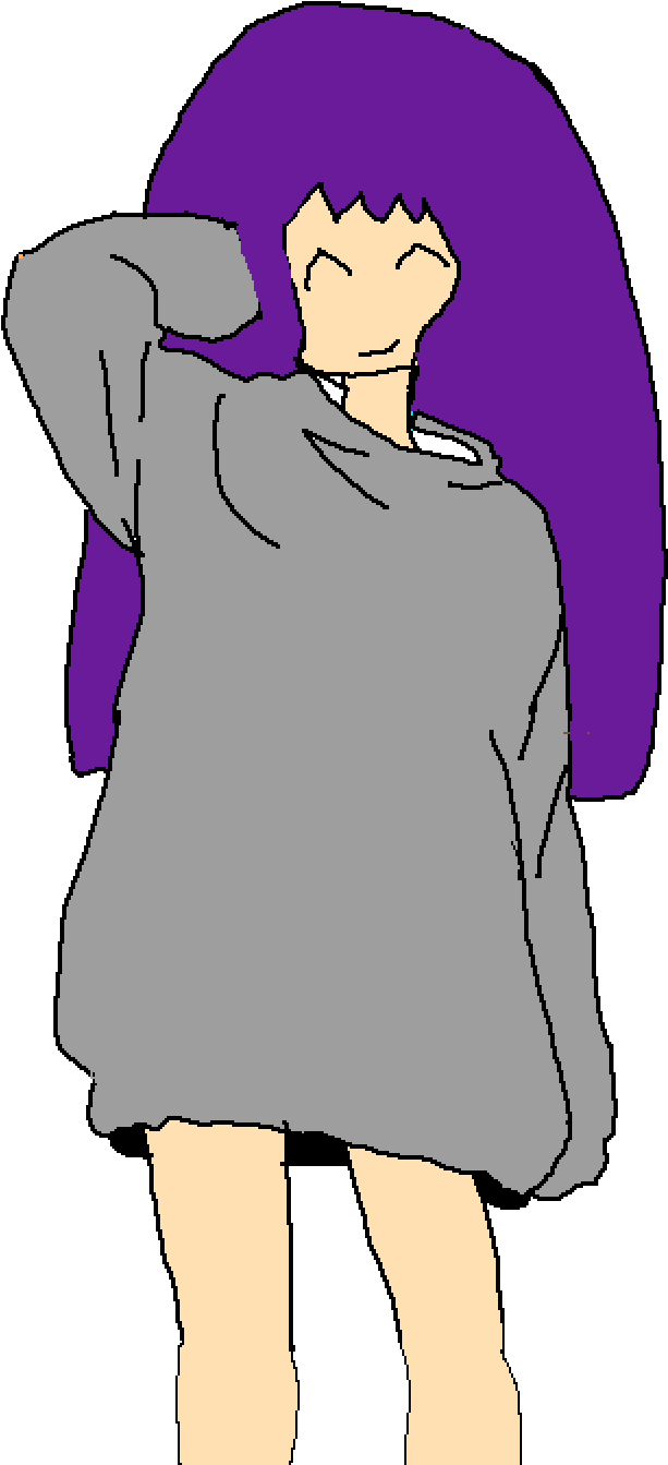 I Tried To Draw Yuri - Cartoon (1200x1400), Png Download