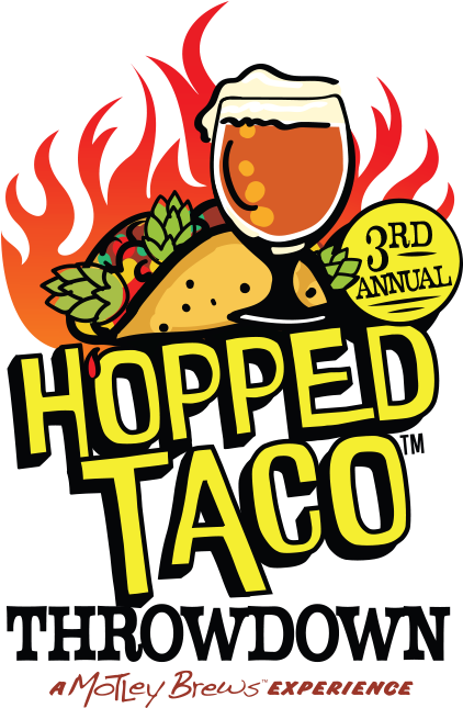 Hopped Taco Throwdown (456x698), Png Download