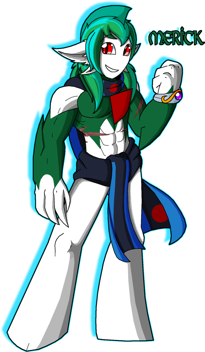 Merick The Gallade Good Boi, Just Wants To Gives Hugs - Cartoon (699x1200), Png Download