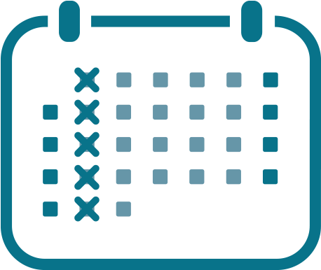 Weekly Monitor Icon - Parallel (1474x385), Png Download