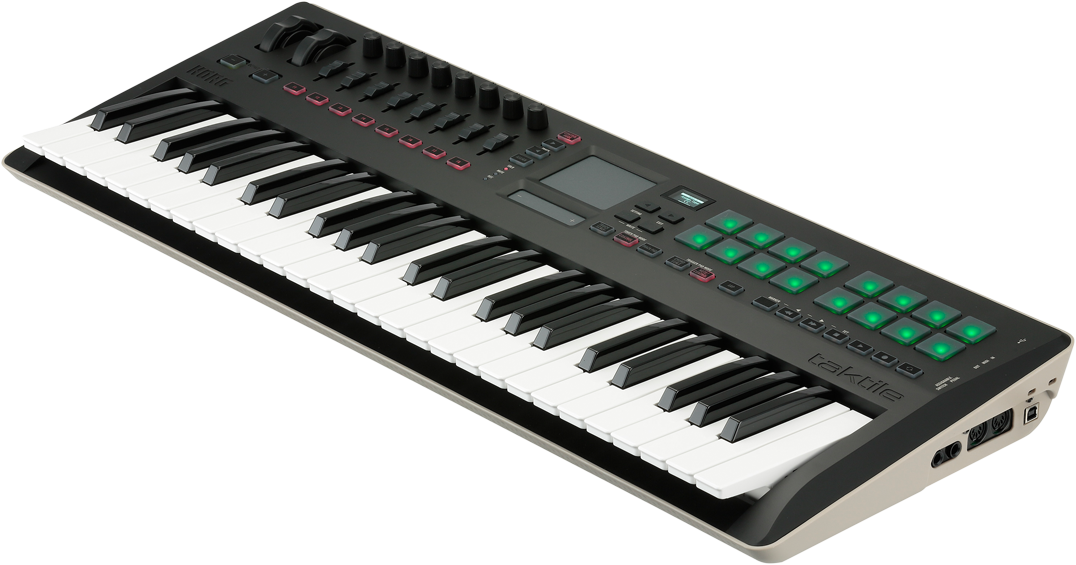 Korg Taktile 49 Key Midi Controller - New Korg Keyboard 2018 (1076x565), Png Download