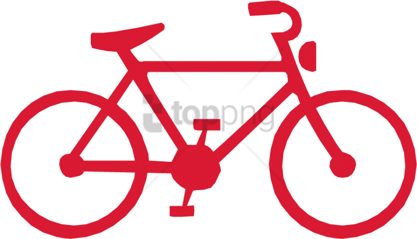 Free Png Bike Drawing Png Image With Transparent Background - Bicycle Clip Art Png (850x489), Png Download