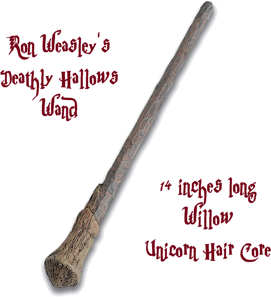 Ever The Accidental Comedian, Harry Potter's Ron Weasley - Harry Potter Ron Wand (1200x1200), Png Download