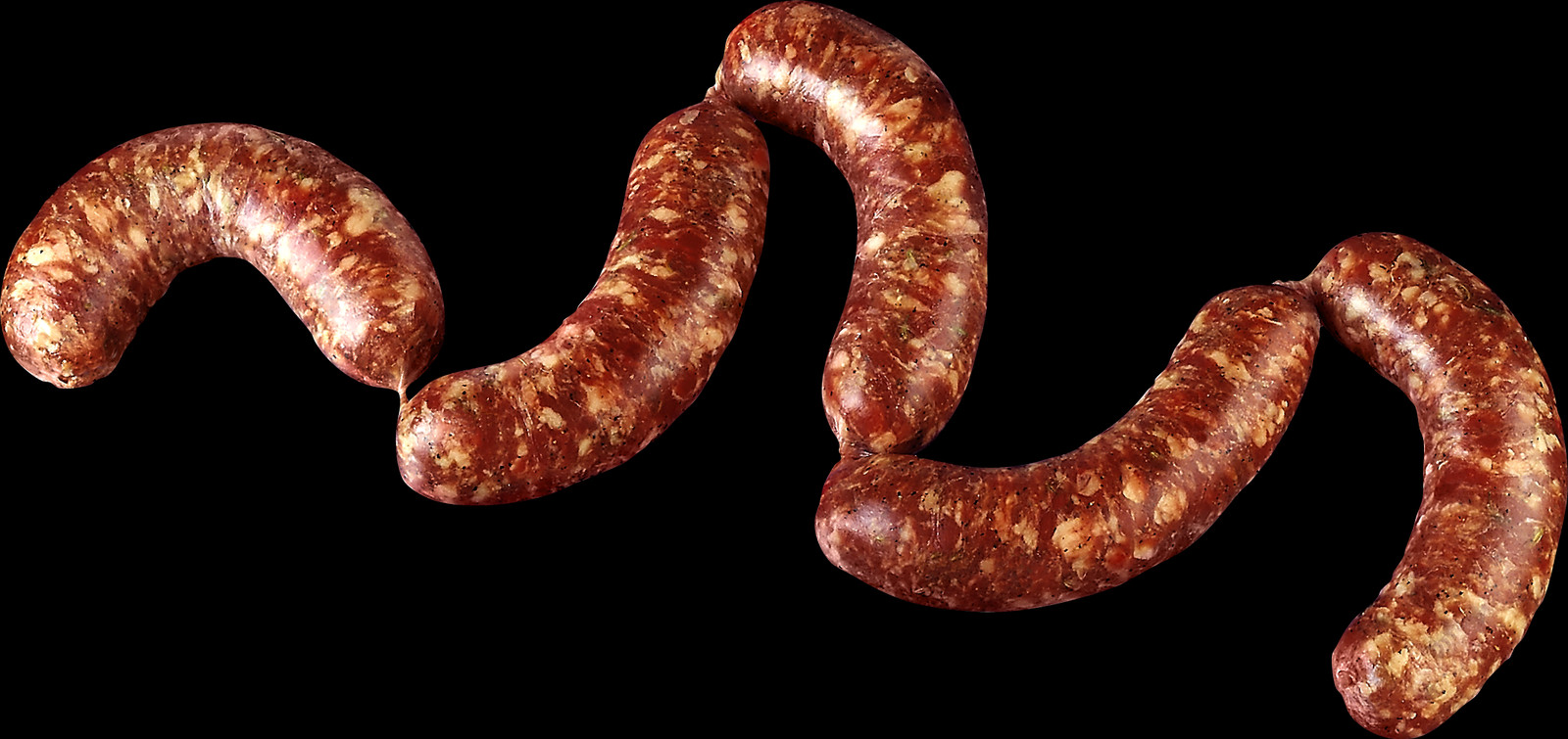 String Of Sausages (1600x755), Png Download