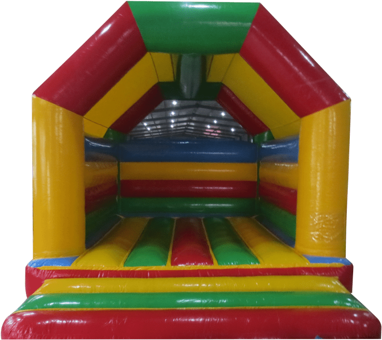 Rainbow Bounce Roof Front - Inflatable (1024x768), Png Download