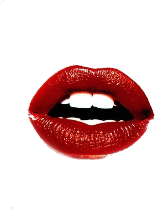 Red Lips Transparent - Lips With White Background (604x604), Png Download