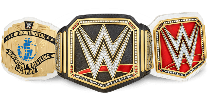 Wwe Championship Wwe Championship Title Belts Wweshopcom - Wwe Belts (750x423), Png Download