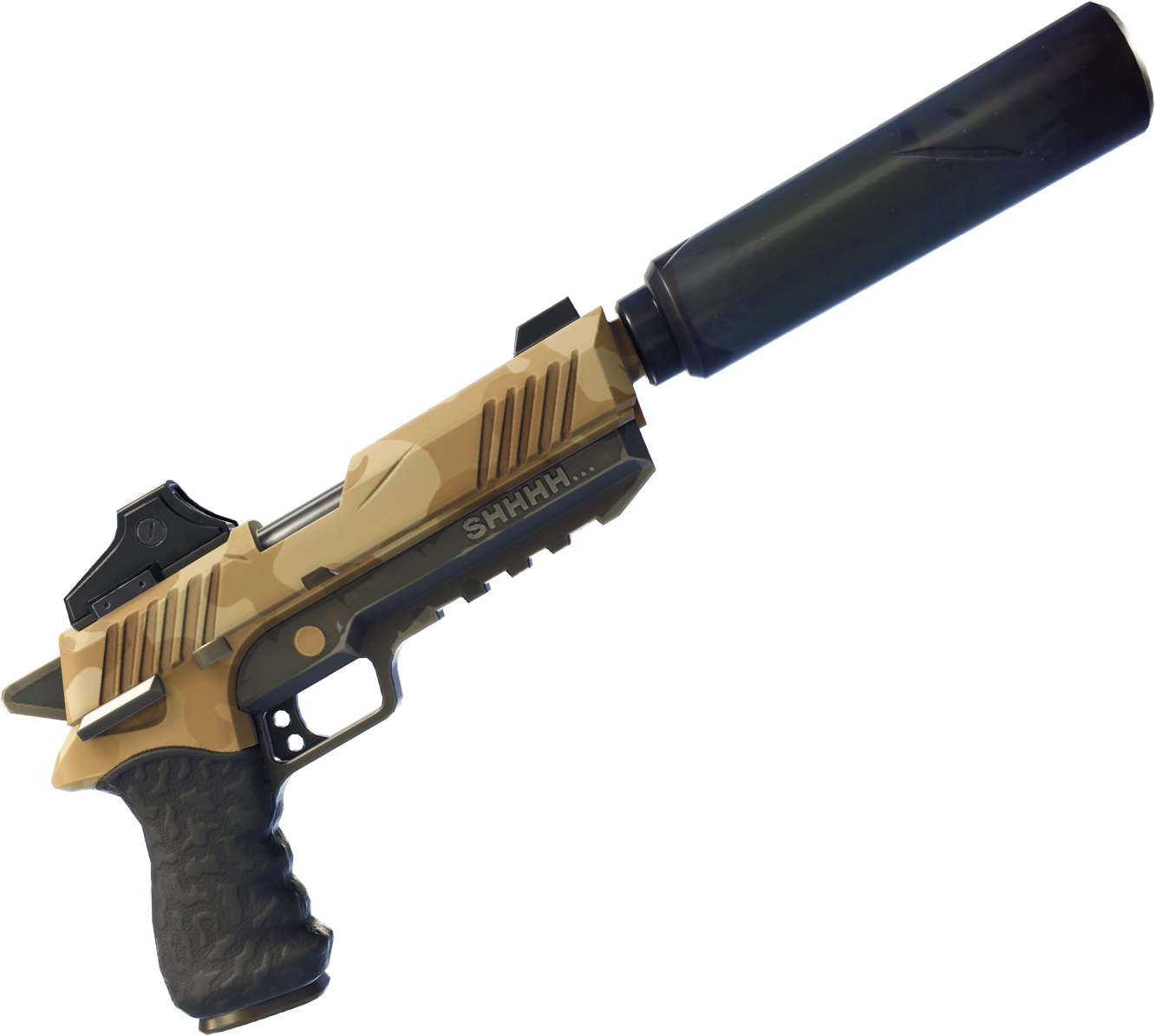 Suppressed Pistol Png - Ranged Weapon (1500x1500), Png Download