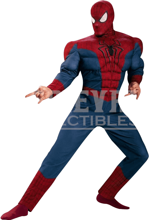 Adult Deluxe Amazing Spider Man Costume - Fantasia Do Homem Aranha 3 Para Comprar De Adulto (738x738), Png Download