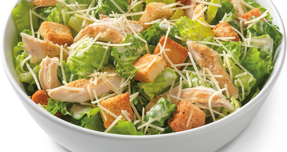 Chicken Caesar Salad - Grilled Chicken Caesar Salad Noodles And Company (940x500), Png Download
