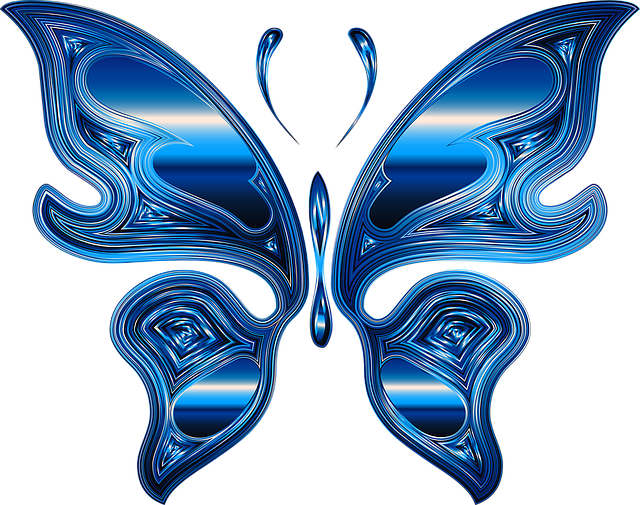 Mariposa Metalicas (640x505), Png Download
