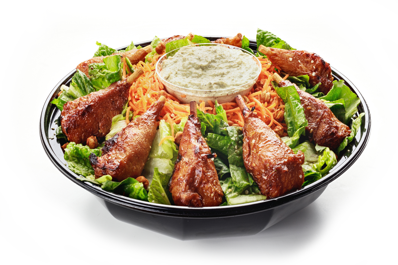 Cesear Salad Web Catering - Copper Branch Chicken Wings (1303x869), Png Download