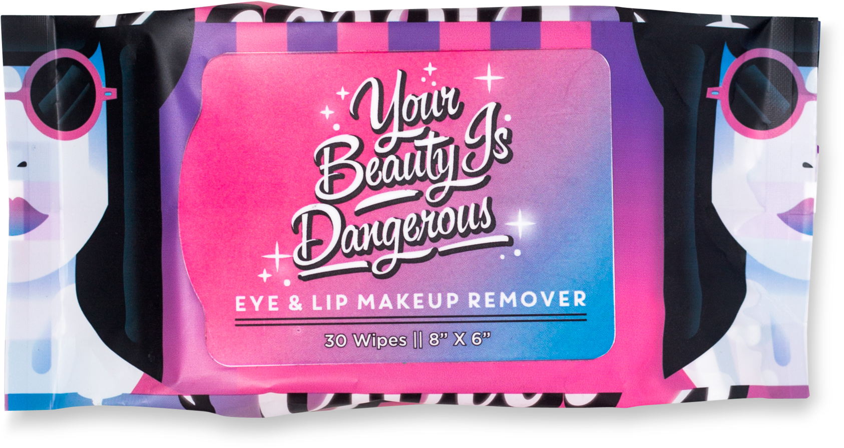 Natural Eyes 'n' Lips Waterproof Makeup Remover Wipes - Graphic Design (2048x2048), Png Download