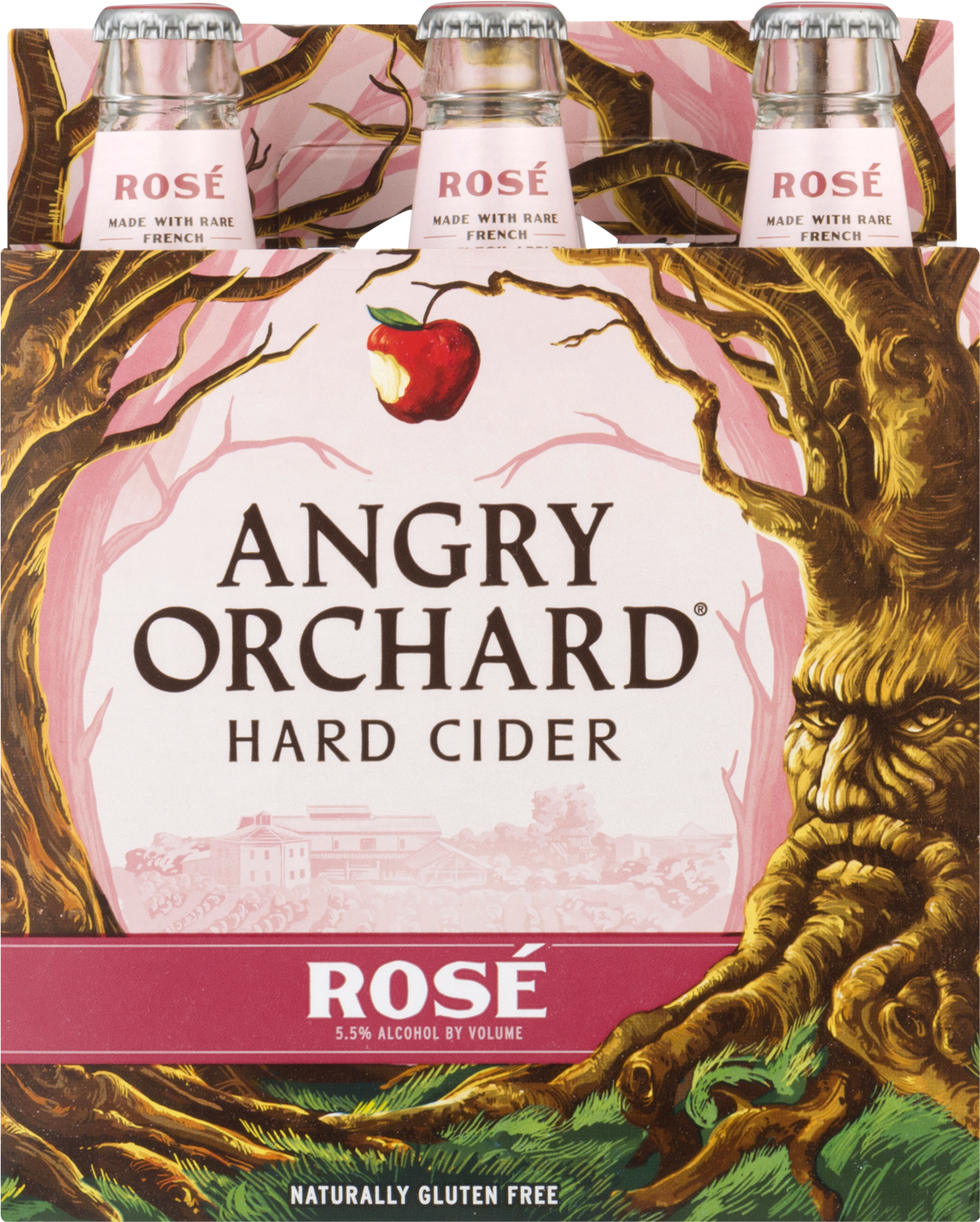 Angry Orchard Rose Cider (1800x1800), Png Download